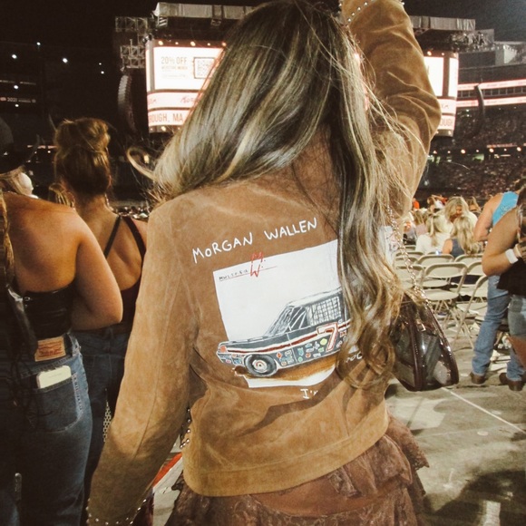 Jackets & Blazers - Morgan Wallen “I’m the Problem” Genuine Suede Jacket